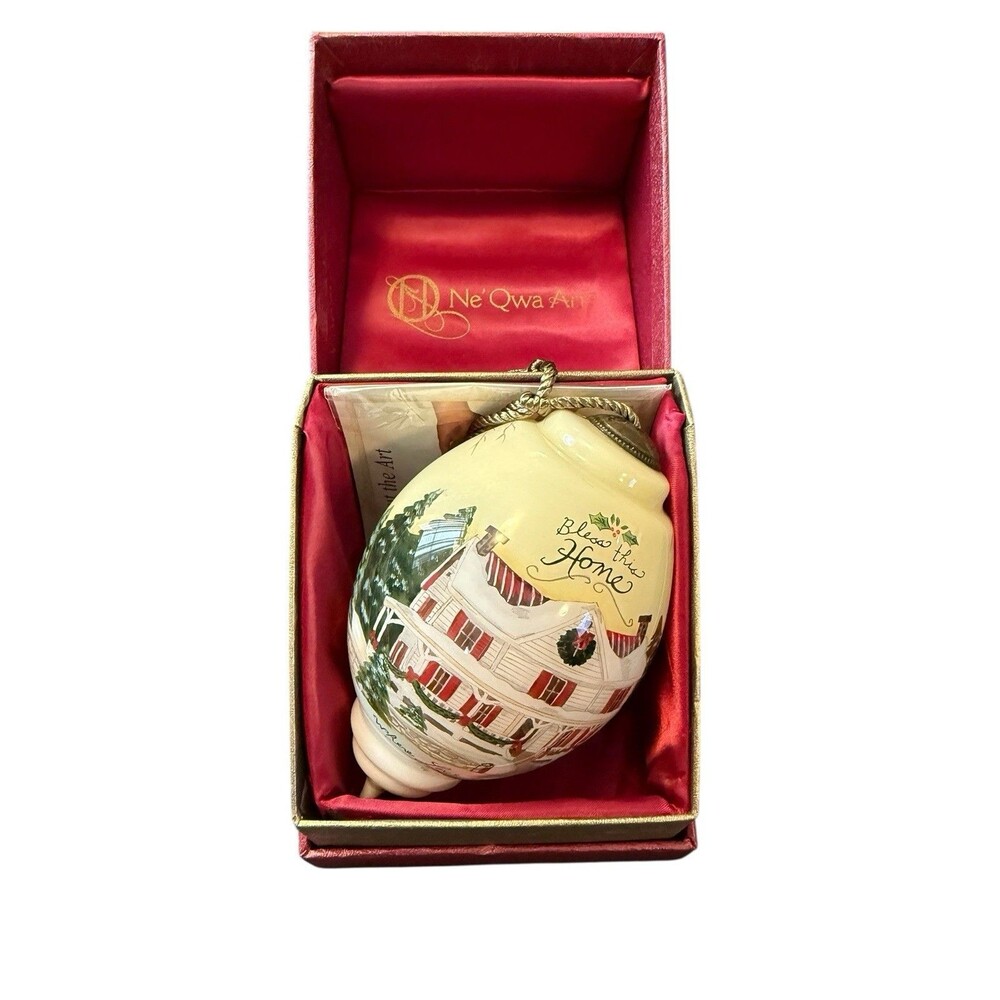 Neqwa Ne'Qwa Art Christmas Ornament Bless This Home #7181139 Artist Susan Winget - Picture 8 of 8